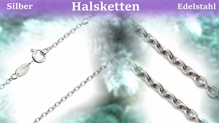 Halsketten Silber Edelstahl Ketten kaufen Online Shop