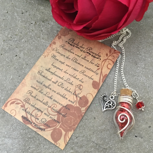Glücksbringer "Zauberhaftes Duo - Rosenfee" - Schmuckset